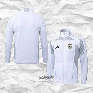 Chaqueta del Real Madrid 2025-2026 Blanco Gris