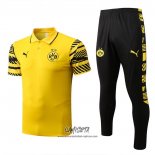 Conjunto Polo del Borussia Dortmund 2022-2023 Amarillo