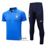 Conjunto Polo del Italia 2023-2024 Azul