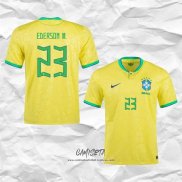 Primera Camiseta Brasil Jugador Ederson M. 2022