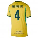Primera Camiseta Brasil Jugador Marquinhos 2026