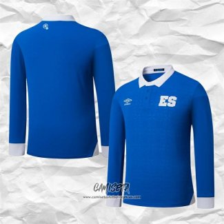 Primera Camiseta El Salvador 2025 Manga Larga