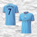 Primera Camiseta Manchester City Jugador Sterling 2022-2023