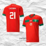 Primera Camiseta Marruecos Jugador Cheddira 2022