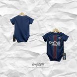 Primera Camiseta Paris Saint-Germain 2025-2026 Bebe