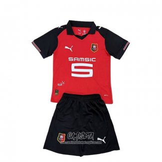 Primera Camiseta Stade Rennais 2025-2026 Nino