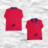 Segunda Camiseta Inglaterra 2022 Manga Larga