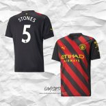 Segunda Camiseta Manchester City Jugador Stones 2022-2023