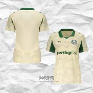 Segunda Camiseta Palmeiras 2025 Mujer Amarillo