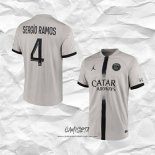 Segunda Camiseta Paris Saint-Germain Jugador Sergio Ramos 2022-2023
