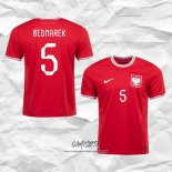 Segunda Camiseta Polonia Jugador Bednarek 2022