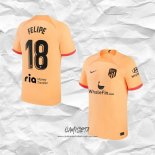 Tercera Camiseta Atletico Madrid Jugador Felipe 2022-2023