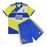 Tercera Camiseta Juventus 2021-2022 Nino