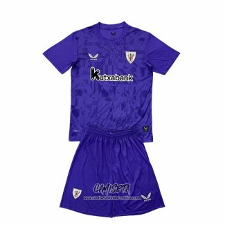 Camiseta Athletic Bilbao 2025-2026 Nino Purpura Porter