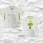 Camiseta Brasil Jesus 2025 Blanco Tailandia