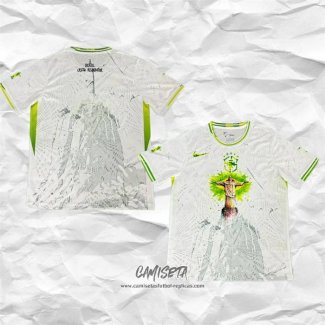 Camiseta Brasil Jesus 2025 Blanco Tailandia