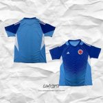Camiseta Colombia Portero 2026 Azul Tailandia