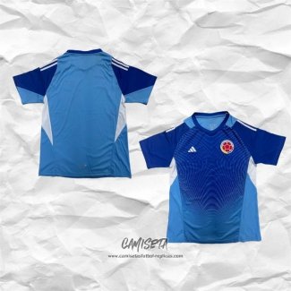 Camiseta Colombia Portero 2026 Azul Tailandia