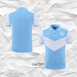 Camiseta Polo del Manchester City 2022-2023 Azul y Blanco