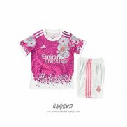 Camiseta Real Madrid Dragon 2025-2026 Nino Rosa