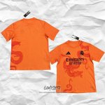 Camiseta Real Madrid Dragon 2024-2025 Naranja Tailandia