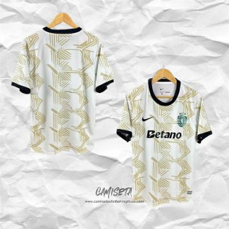 Camiseta Sporting Special 2025-2026 Blanco Amarillo Tailandia