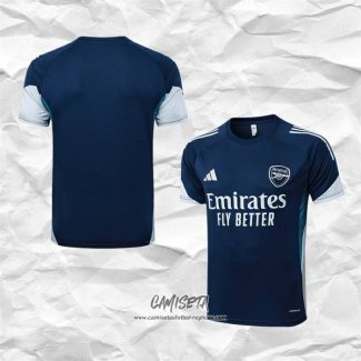 Camiseta de Entrenamiento Arsenal 2025-2026 Azul Gris