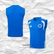 Camiseta de Entrenamiento Cruzeiro 2025-2026 Sin Mangas Azul