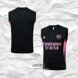 Camiseta de Entrenamiento Inter Miami 2025-2026 Sin Mangas Negro Rosa