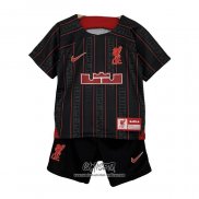 Camiseta de Entrenamiento Liverpool x LeBron James 2023 Nino