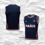 Camiseta de Entrenamiento Paris Saint-Germain Jordan 2023-2024 Sin Mangas Azul