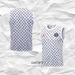 Camiseta de Entrenamiento Paris Saint-Germain Jordan 2022-2023 Sin Mangas Blanco