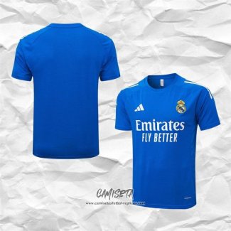 Camiseta de Entrenamiento Real Madrid 2025-2026 Azul Blanco