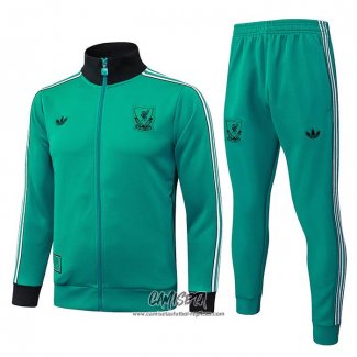 Chandal de Chaqueta del Liverpool 2025-2026 Verde