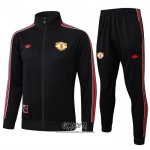 Chandal de Chaqueta del Manchester United 2025-2026 Nino Negro