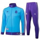 Chandal de Chaqueta del Real Madrid 2025-2026 Nino Azul