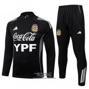 Chandal de Sudadera del Argentina 2025-2026 Nino Negro