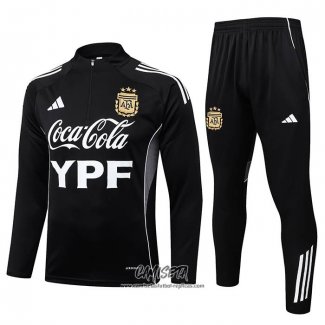 Chandal de Sudadera del Argentina 2025-2026 Nino Negro