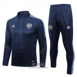 Chandal de Sudadera del Arsenal 2023-2024 Nino Azul