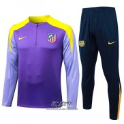 Chandal de Sudadera del Atletico Madrid 2025-2026 Nino Purpura