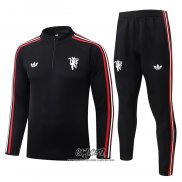 Chandal de Sudadera del Manchester United 2026-2027 Negro