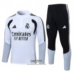 Chandal de Sudadera del Real Madrid 2026-2027 Nino Blanco