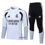 Chandal de Sudadera del Real Madrid 2026-2027 Nino Blanco