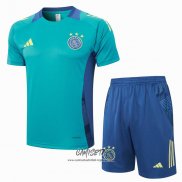 Chandal del Ajax 2024-2025 Manga Corta Verde - Pantalon Corto