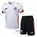 Chandal del Ajax 2025-2026 Manga Corta Blanco - Pantalon Corto