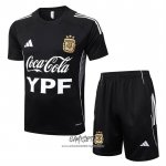 Chandal del Argentina 2025-2026 Manga Corta Negro - Pantalon Corto