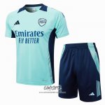 Chandal del Arsenal 2024-2025 Manga Corta Verde - Pantalon Corto