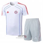 Chandal del Bayern Munich 2025-2026 Manga Corta Blanco - Pantalon Corto