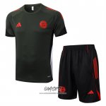 Chandal del Bayern Munich 2025-2026 Manga Corta Verde - Pantalon Corto