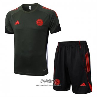 Chandal del Bayern Munich 2025-2026 Manga Corta Verde - Pantalon Corto